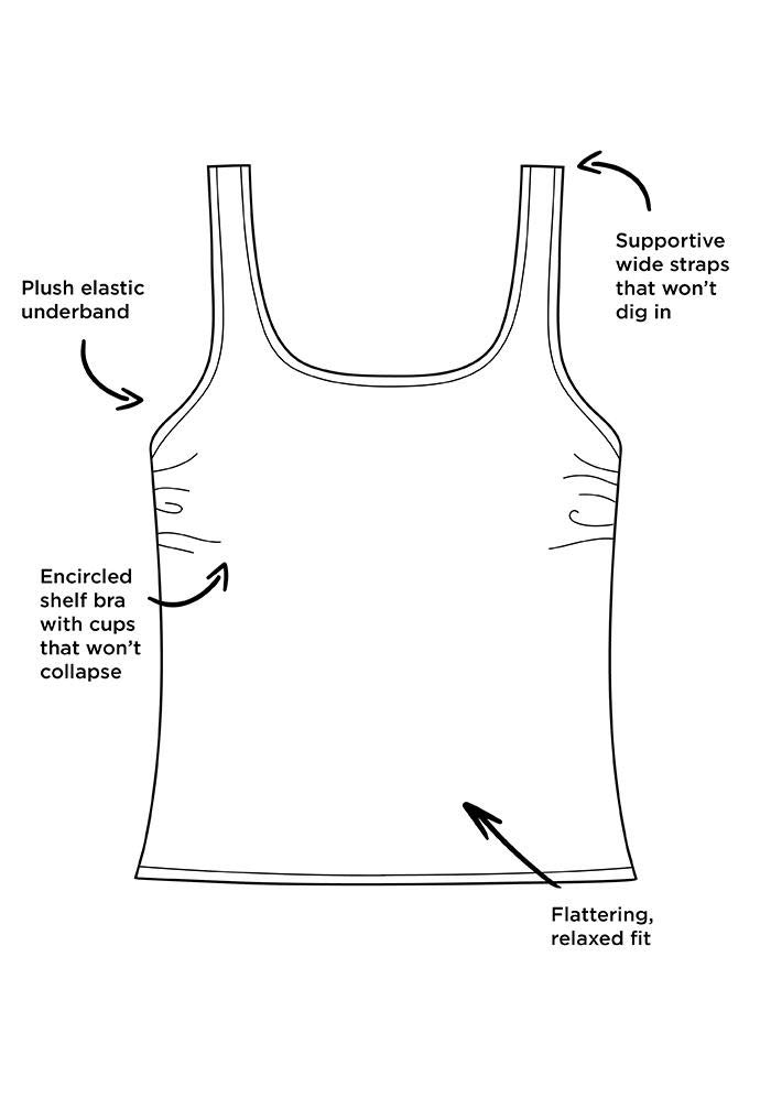 Swimsuits For All Classic Tankini Set with Short - Image 4