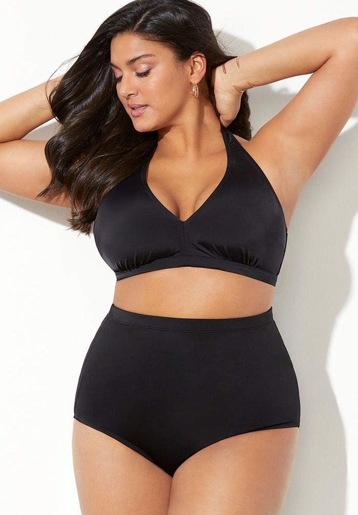 Swimsuits For All Diva Halter High Waist Bikini Set - Image 3