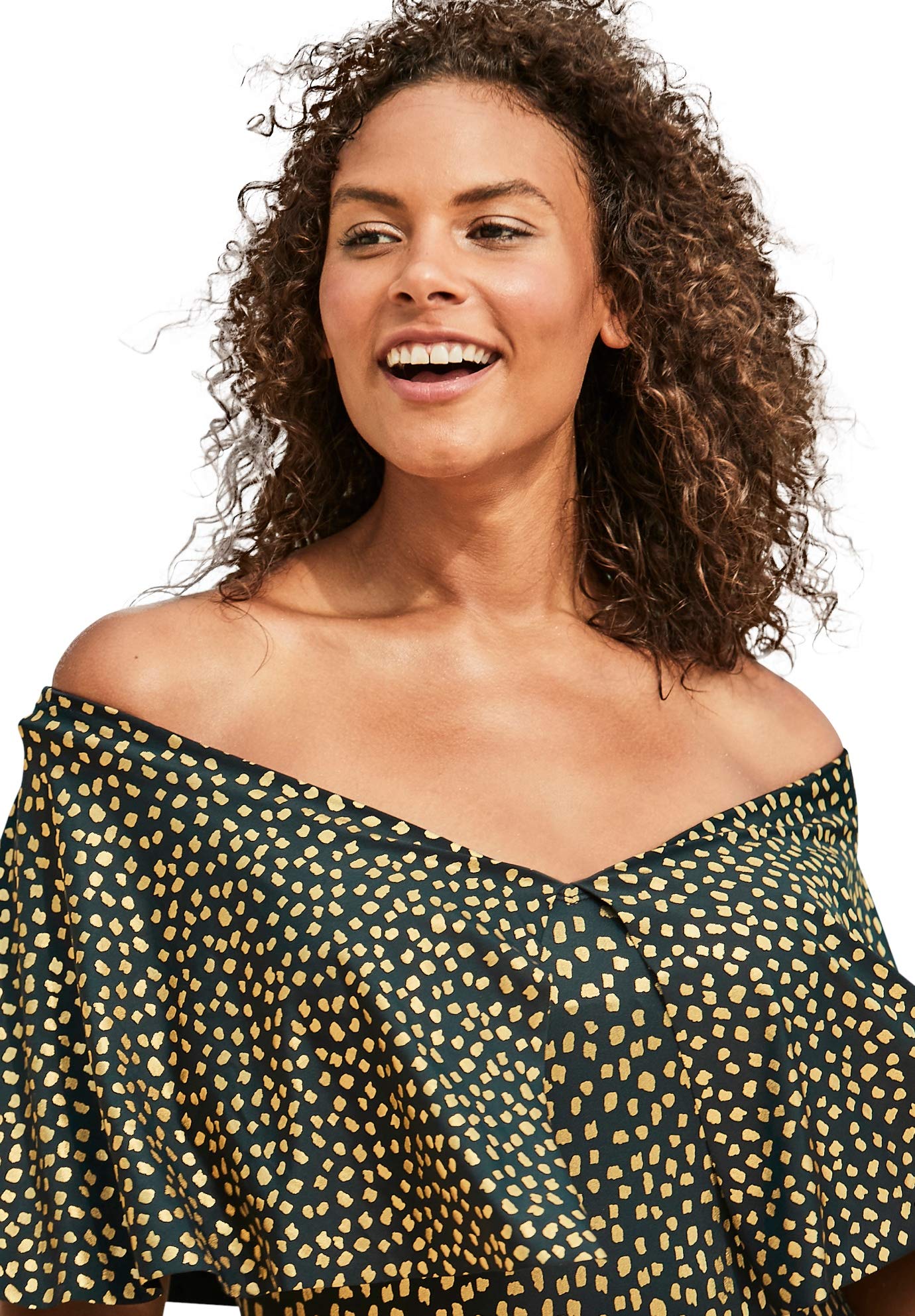 Swimsuits For All Swim 365 Women's Plus Size Flutter-Sleeve One-Piece - Image 6