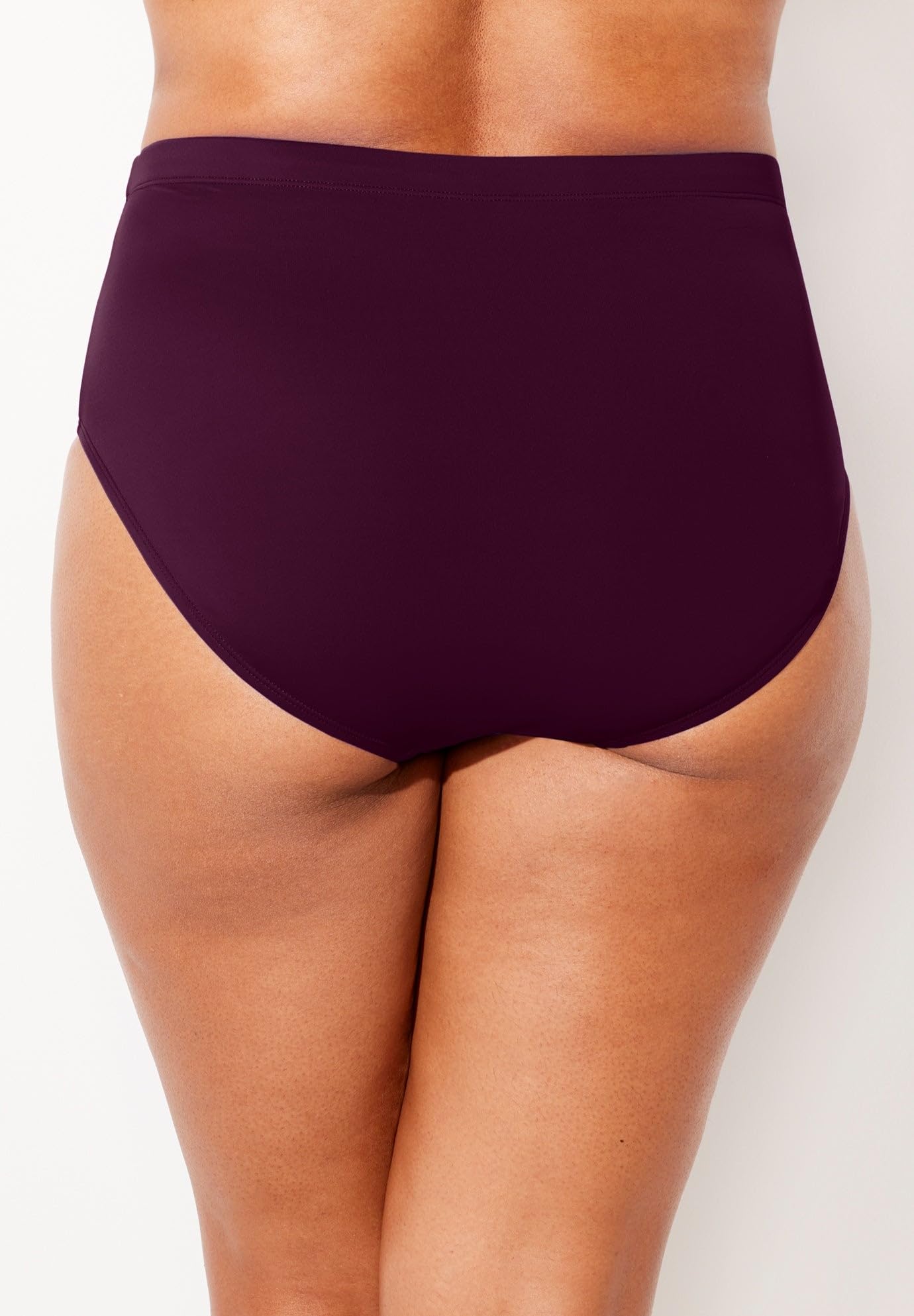 Swimsuits For All Women's Chlorine Resistant Full Coverage Brief (Plus - Image 6
