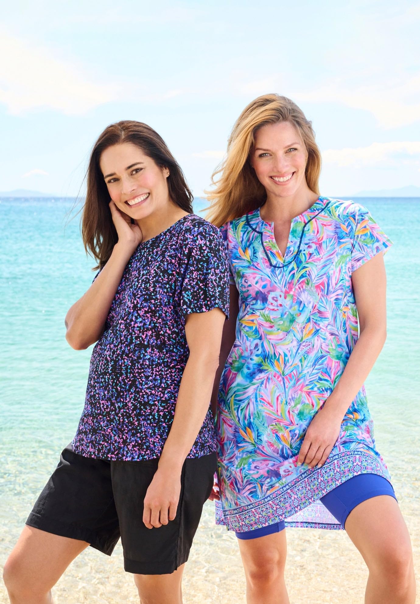 Swimsuits For All Women's Chlorine Resistant Swim Tunic (Plus - Image 2
