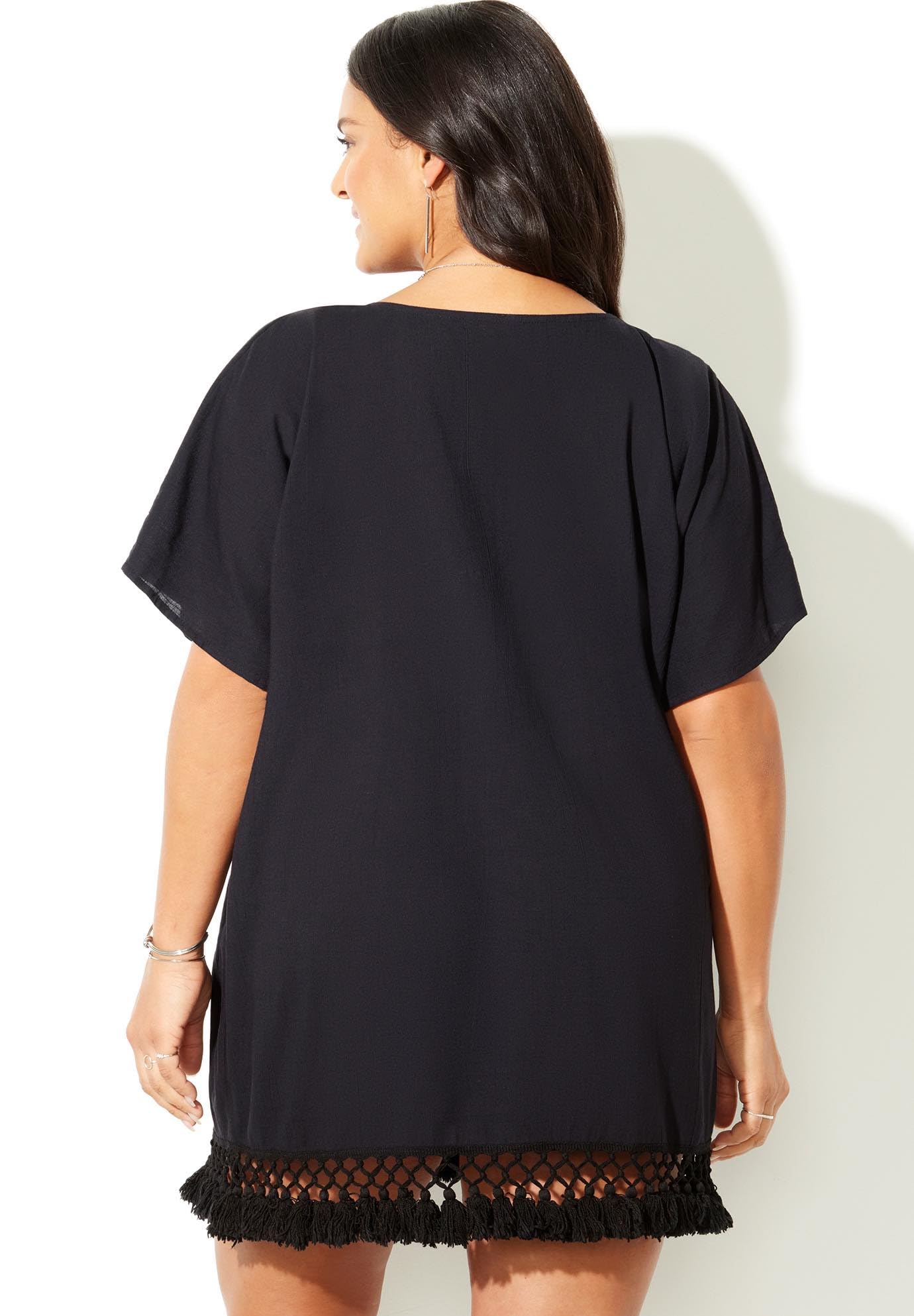 Swimsuits For All Women's Courtney Tassel Tunic (Plus - Image 2
