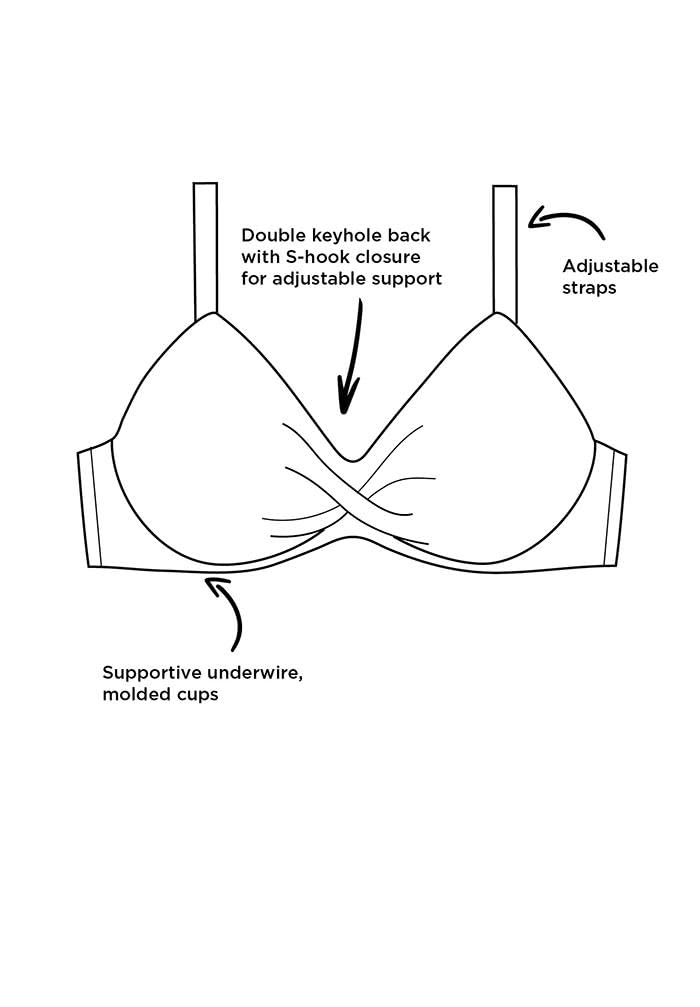 Swimsuits For All Women's Dame Underwire Bikini Top (Plus - Image 3