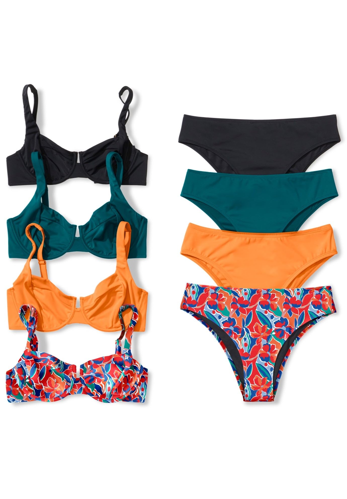 Swimsuits For All Women's Essential Sweetheart Underwire Bikini Top (Plus - Image 5