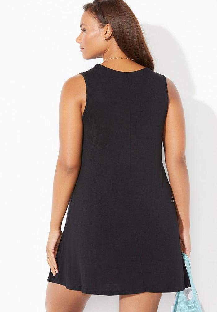 Swimsuits For All Women's Fiona V-Neck Cover Up Dress (Plus - Image 2