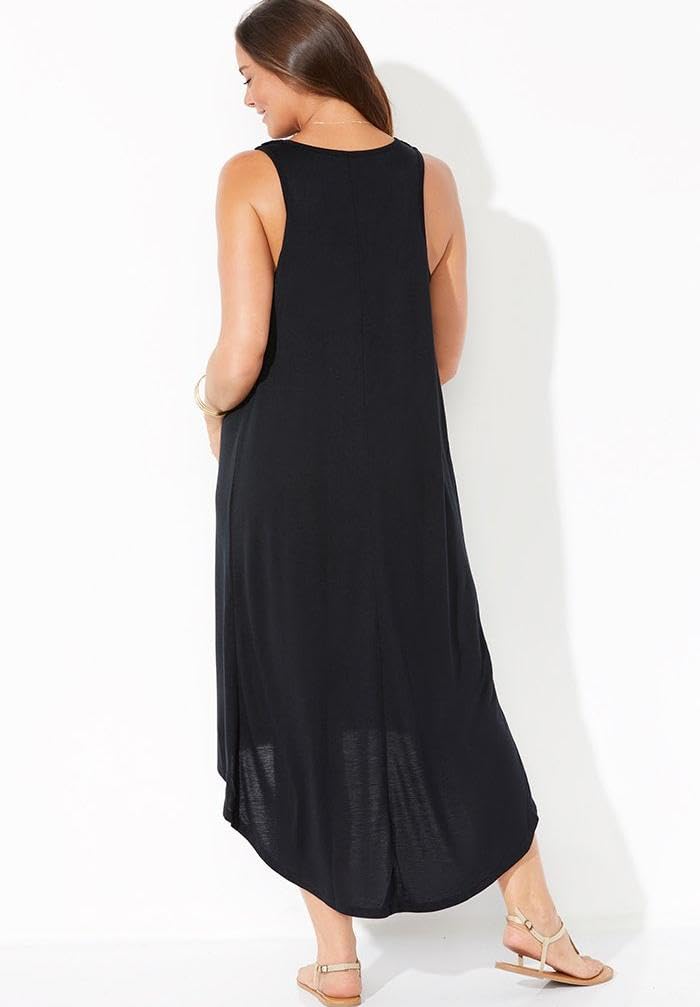 Swimsuits For All Women's Margarita High Low Cover Up Dress (Plus - Image 2