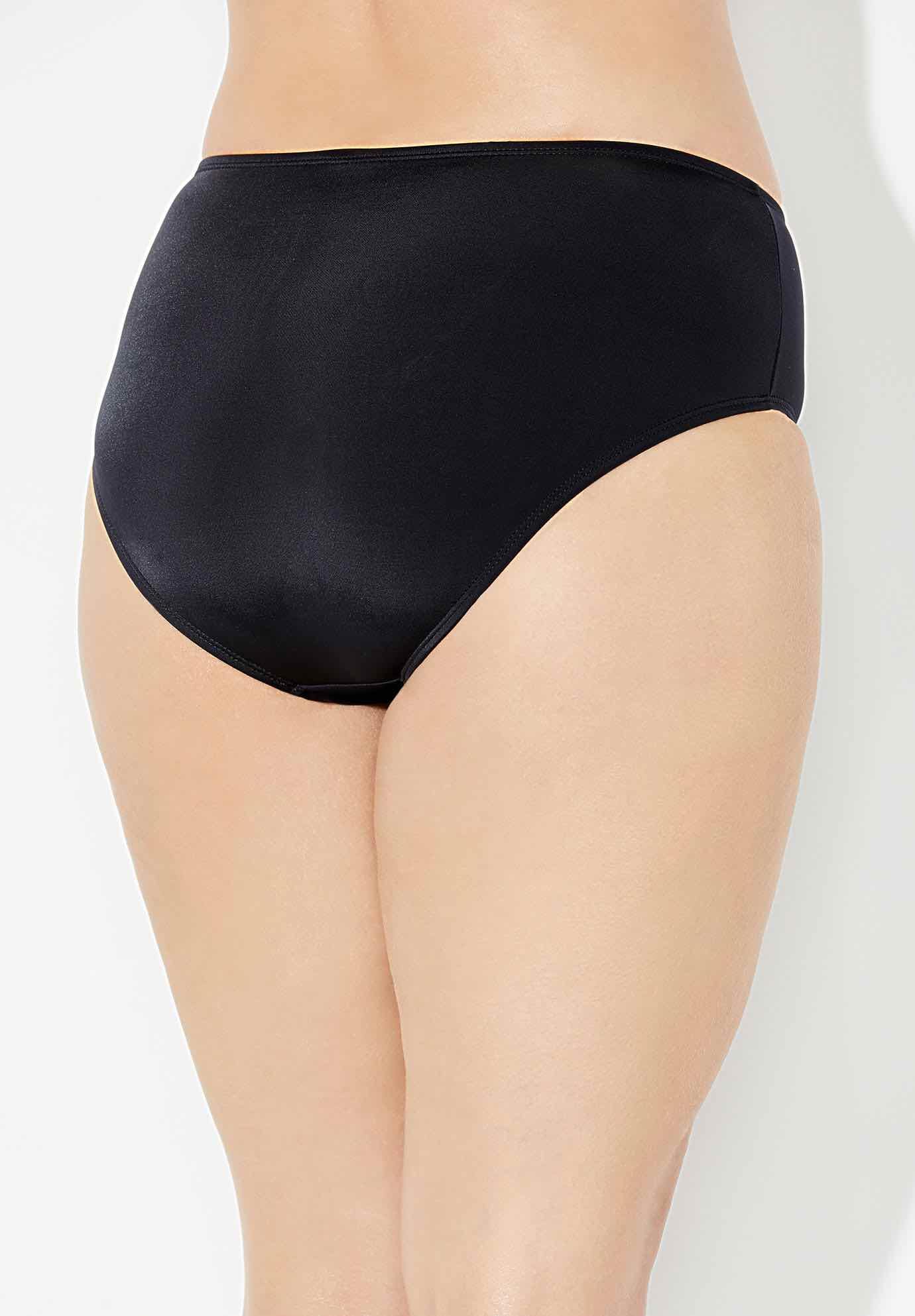 Swimsuits For All Women's Mid-Rise Full Coverage Swim Brief (Plus - Image 2