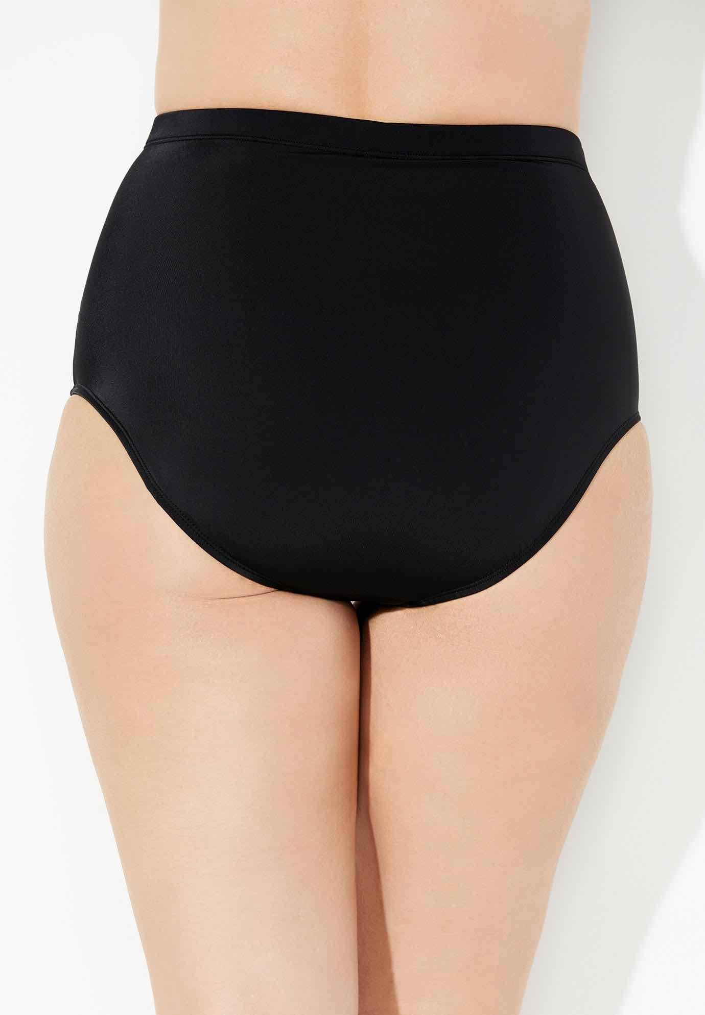 Swimsuits For All Women's Shirred High Waist Swim Brief (Plus - Image 2