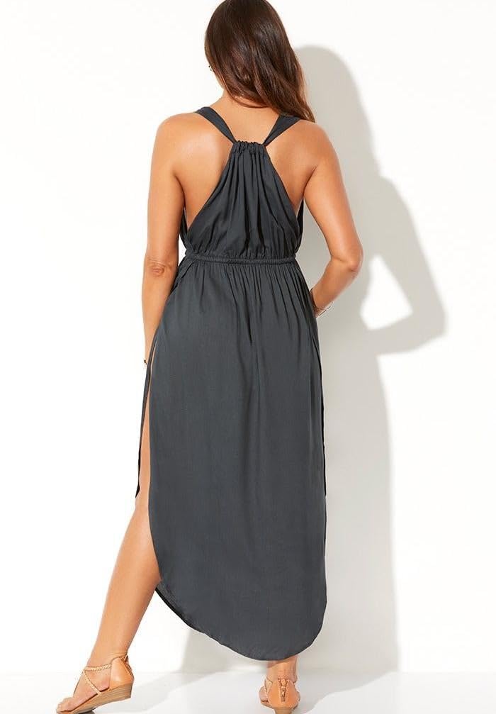 Swimsuits For All Women's Tenley Surplice Cover Up Maxi Dress (Plus - Image 4