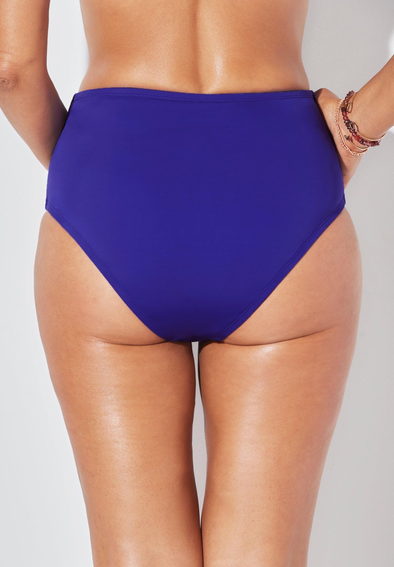 Swimsuits For All Women's Twist Front Bikini Top (Plus - Image 5