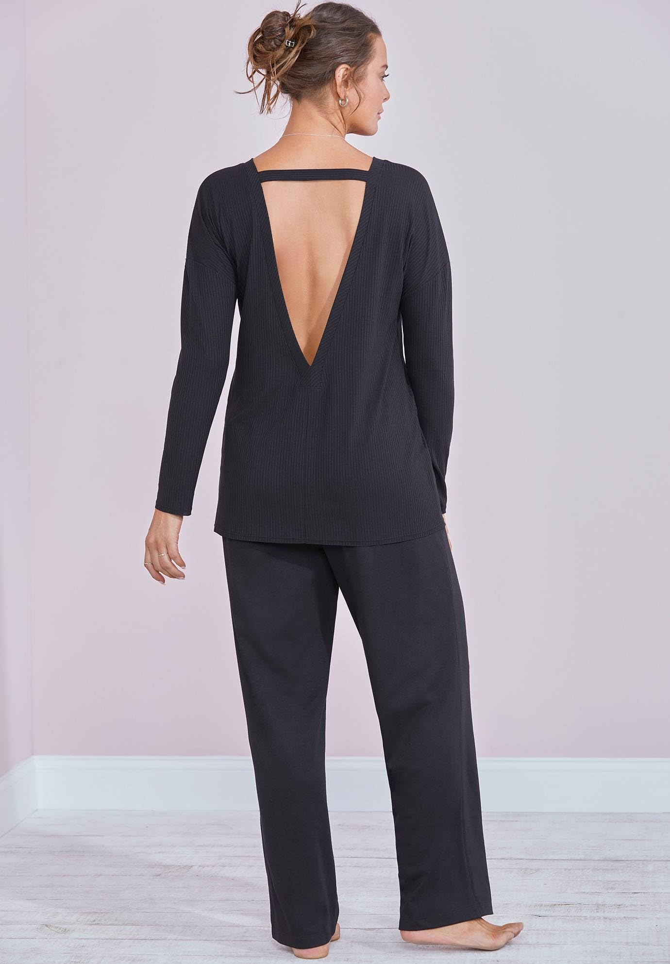 Swimsuits For All Women's Zoey Ribbed Long Sleeve Shirt (Plus - Image 2